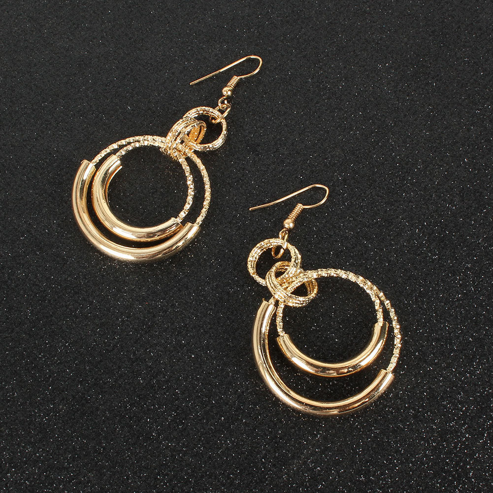 Lux Round Earrings