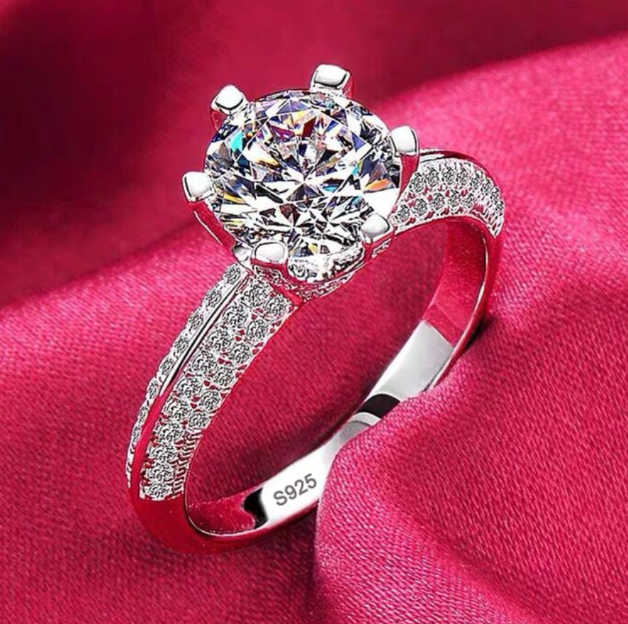 Zircon Diamond Ring